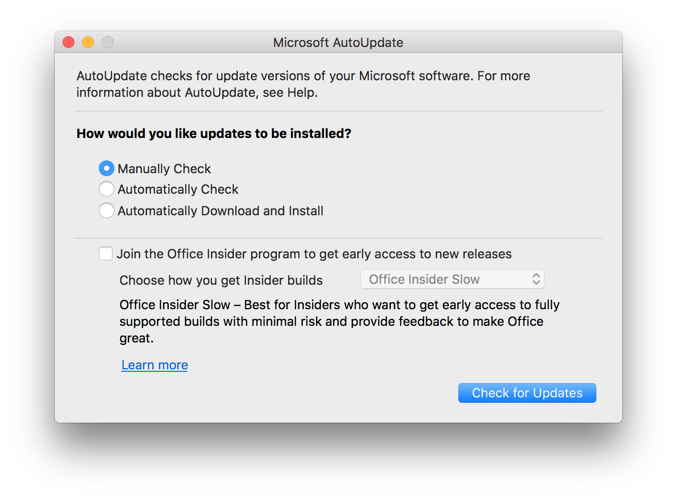 why does microsoft want to me upgrade office 2016 for mac